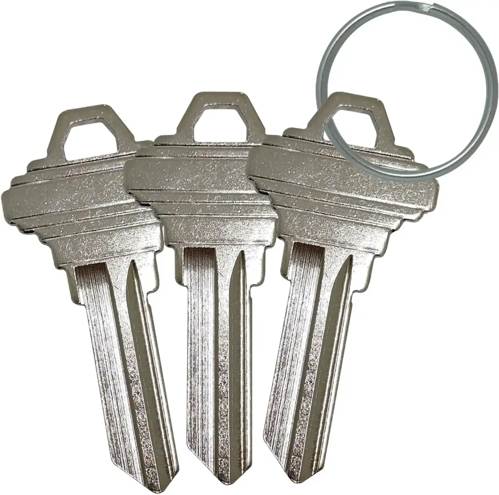 SC1 規格空白鑰匙替換裝（家用及專業用未切割空白鑰匙，3 片裝）